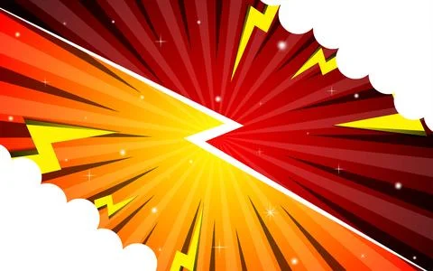 Versus fight background comic style design. Vector illustration Stock Illustration