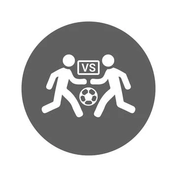Versus, game, match icon. Stock Illustration