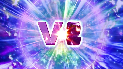 Versus glow 3d icon loop animation Stock-Footage 146629565