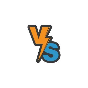 Versus icon vector illustration design Stock Illustration