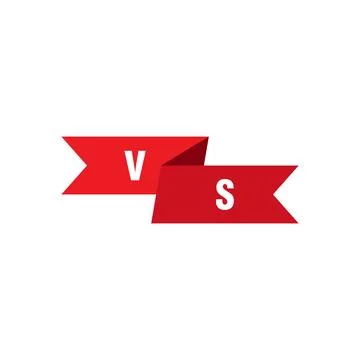 Versus icon, vs vector Stock Illustration