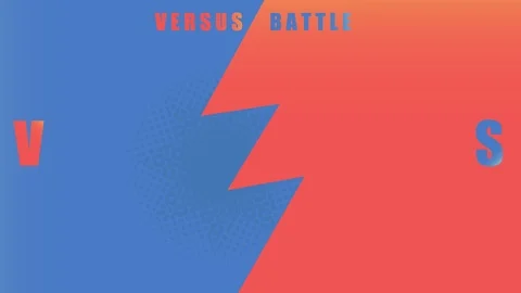 Versus letters fight background comics style 4k animation design. Pop art VS on 스톡 동영상 124487174