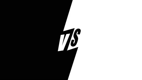 Versus letters fight background comics style 4k animation design. Pop art VS Stock Footage 139208918