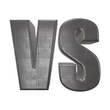 Versus Logo. VS Letters 3D Stock Illustration