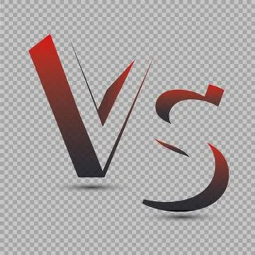 Versus Logo. VS Vector Letters Illustration. Competition Icon. Fight Symbol. Illustrazione stock