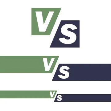 Versus Logo. VS Vector Letters Illustration. Competition Icon. Fight Symbol. 스톡 일러스트