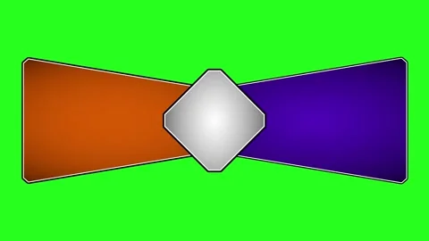 Versus Lower Third Banner Animation Stock Footage 332724315