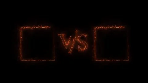 Versus match Animation with back background. Stock Footage 299523009