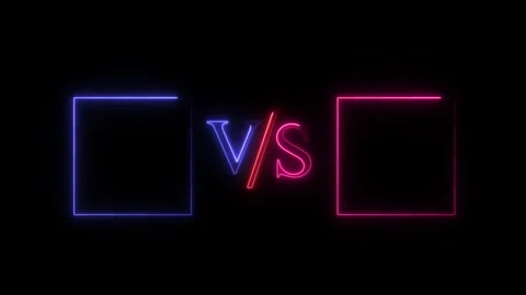 Versus match Animation with back background. Stock Footage 299523099