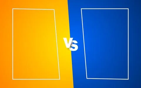 Versus pop art background template for cartoon comic book pages or posters... 스톡 일러스트