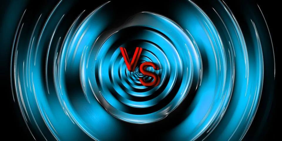 Versus screen design background for fight competition. Battle vs match, game  Stock Illustration