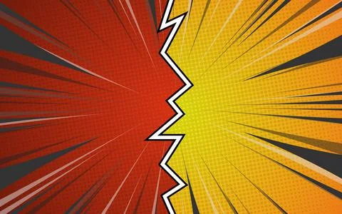 Versus Screen retro game VS Interface. Versus Screen With Speedlines. Stock Illustration