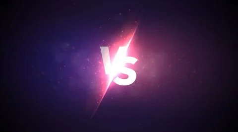 Versus shine background. Vector illustration Stock Illustration