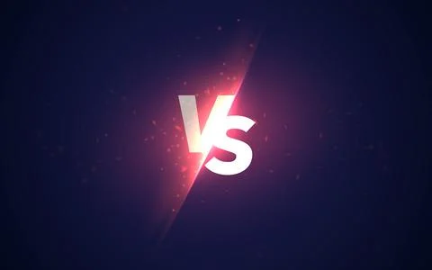 Versus shine background. Vector illustration Stock Illustration