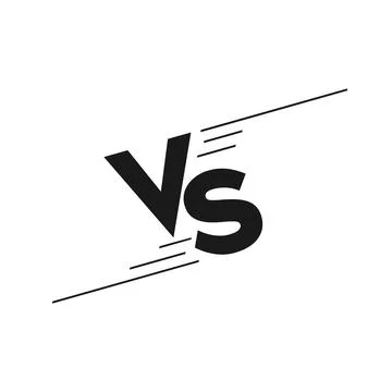 Versus sign background. Vector illustration Stock Illustration