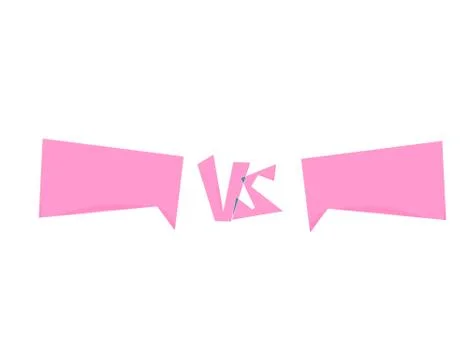 Versus  sign with copy space. VS screen. Decorative battle cover with letteri Stock Illustration