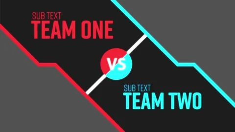 Versus Team Template ~ After Effects Project #139811438