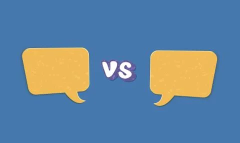 Versus template with texture. VS screen with empty space. Battle background w Stock Illustration