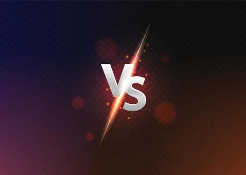 Versus vs background. versus logo vs letters for sports and fight competition Stock Illustration