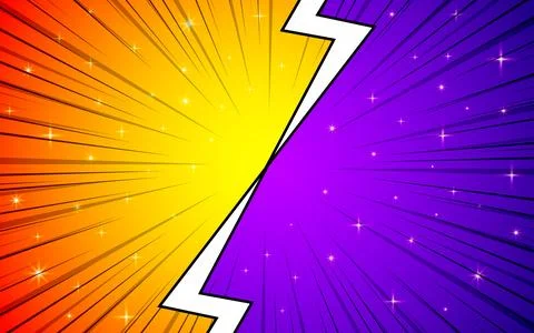 Versus. vs. Fight comic style design. Vector illustration. Stock Illustration