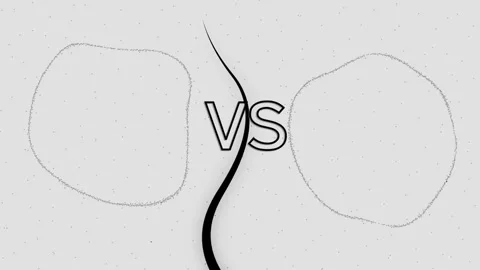 Versus vs footage concept particles black and white animation 库存影片 282856993