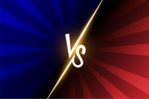 Versus VS letters fight Vector illustration Stock Illustration