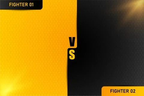 Versus VS letters fight Vector illustration on backgrounds Stock Illustration