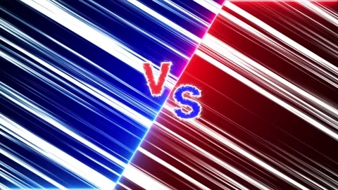 Versus vs line speed neon animated versus vs line speed neon blue team vs r.. Stock Footage 274436219