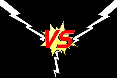 Versus VS screen banner for battle or comparison vector. EPS10 Stock Illustration