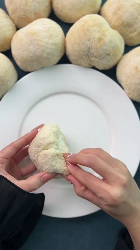 Vertical 1080p Close-up of Lion's Mane Mushroom Texture Tearing Stock Footage 332138995