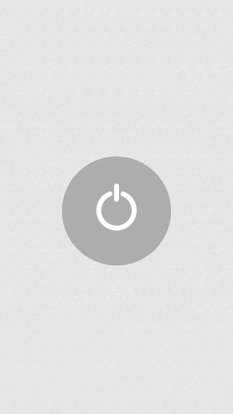 Vertical 2D Power Button Turn On Grey To Green 4K Loop Stock Footage 339273883
