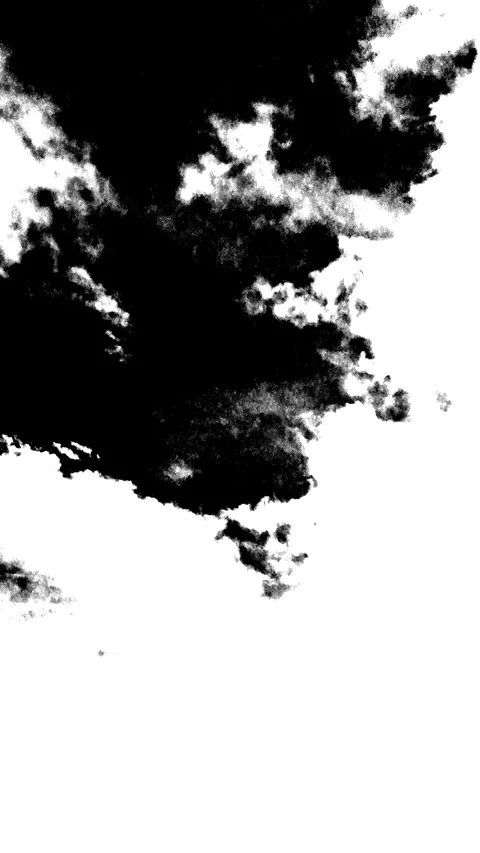 Vertical 2K Abstract Seamless Looping animation with monochrome gray clouds Stock Footage 338400252