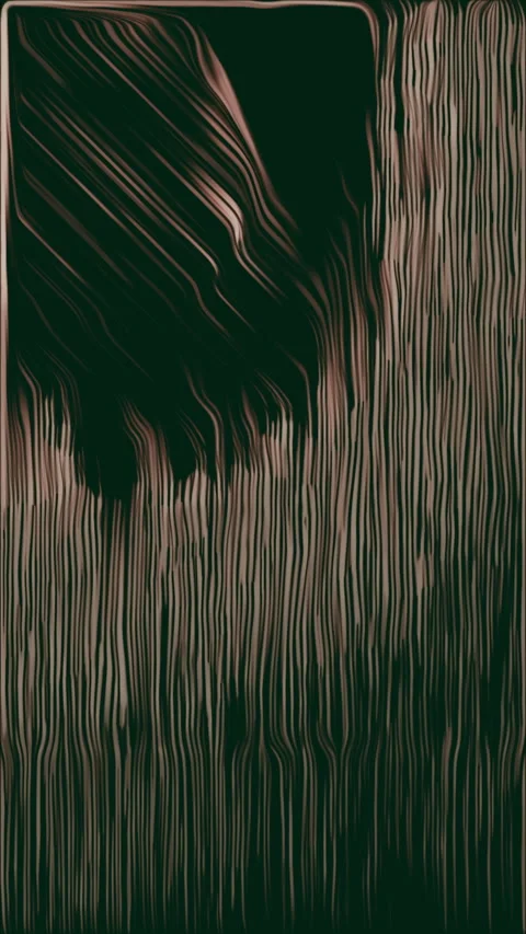 Vertical 2k minimal abstract animation seamless loop with stylized lines Stock Footage 340031075