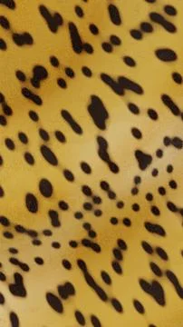 Vertical 3d abstract cheetah leopard animal fur pattern banner template Illustrazione stock