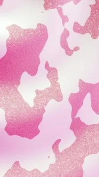 Vertical 3d abstract cow glitter west pink glam pattern copyspace wallpaper Stock Illustration