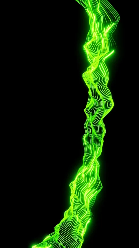 Vertical 3D abstract neon cyberpunk background copyspace light, rainbow gradient Stock Footage 329754845