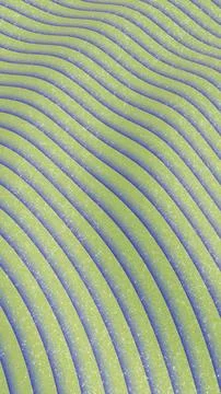 Vertical 3D abstract retro groovy glitter background waves texture copyspace Stock Illustration