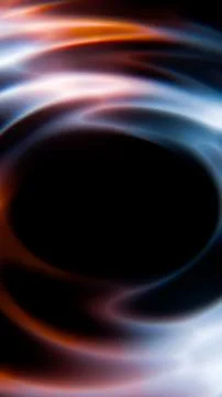 Vertical 3D abstract technology digital science tunnel vortex glow neon Illustrazione stock