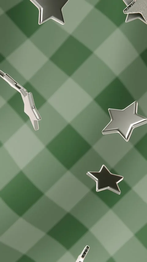 Vertical 3d Christmas New Year wallpaper falling stars loop animation confetti Stock Footage 319897004