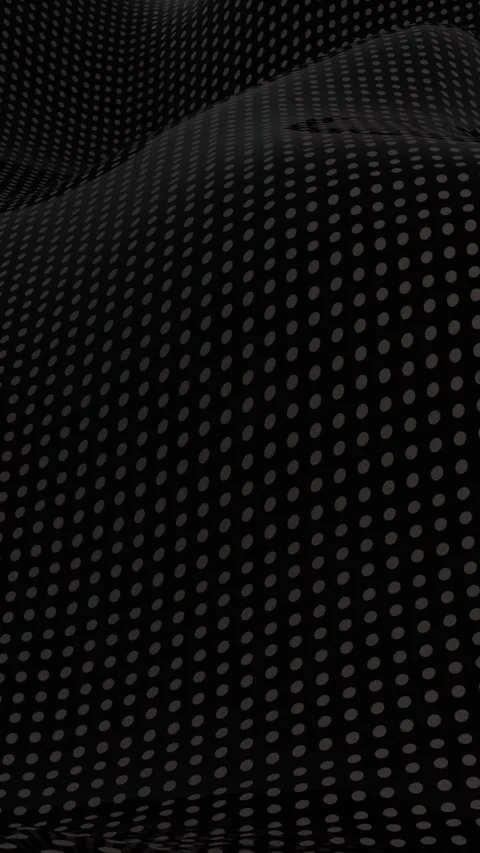 Vertical 3d Dark Dot Pattern Surface Waving Background Loop 4k Stock Footage 346859394