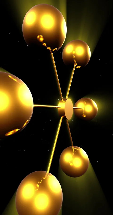 Vertical 3d, Model home decor Video stock 293730950