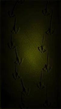 Vertical 4K background featuring seagull tracks on grainy sand, with a natu.. Illustrazione stock