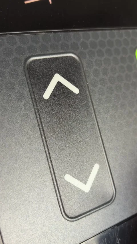 Vertical 4K Extreme Close Up of Finger Pressing Speed Up Button on Treadmill Stock Footage 329263902