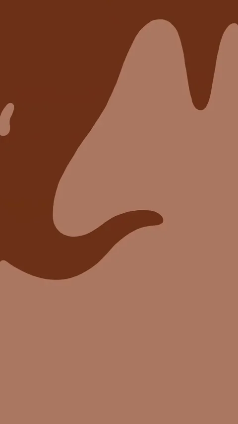 Vertical 4K transition video. White milk, hot chocolate, brown paint Stock Footage 311422232