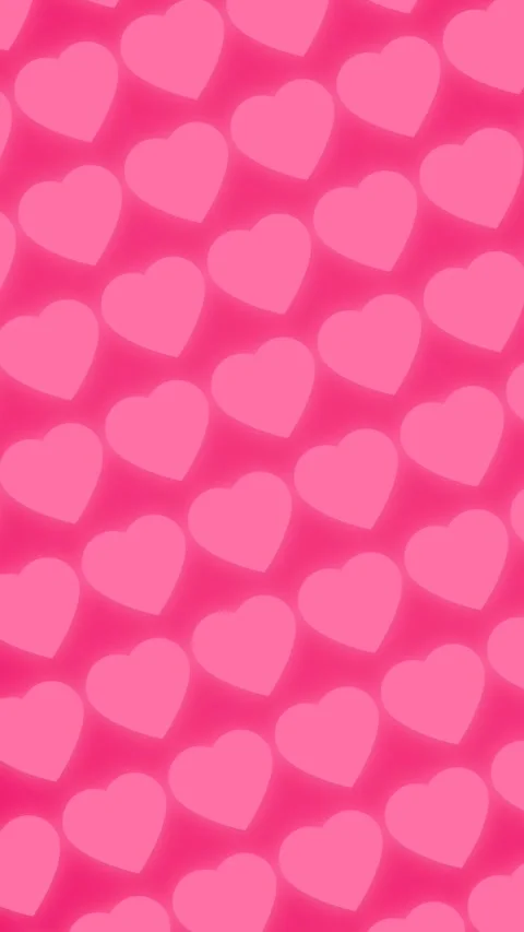 Vertical 4K video. Loop animation. Glow light pink fill hearts move diagonally Stock Footage 326062105