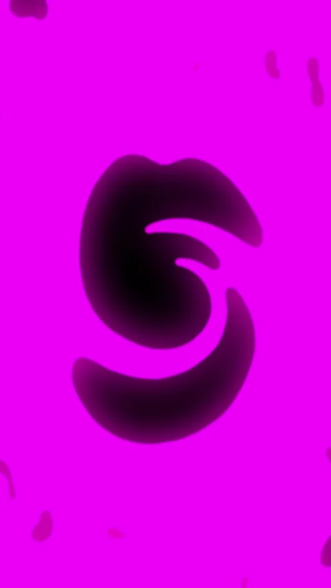 Vertical 4K video. Loop animation. Cartoon intro with toxic spiral sludge flow Video stock 337832218