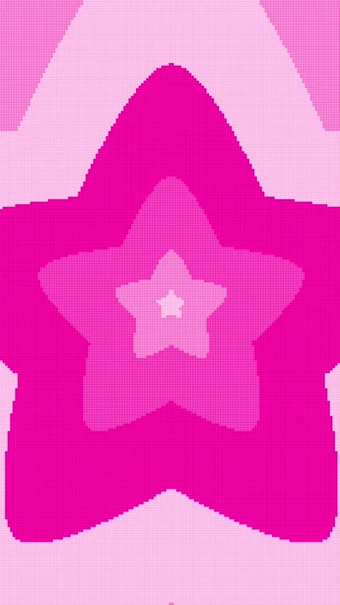 Vertical 8-bit retro game style, cute star-shaped loop animation (pink) Stock Footage 309862253