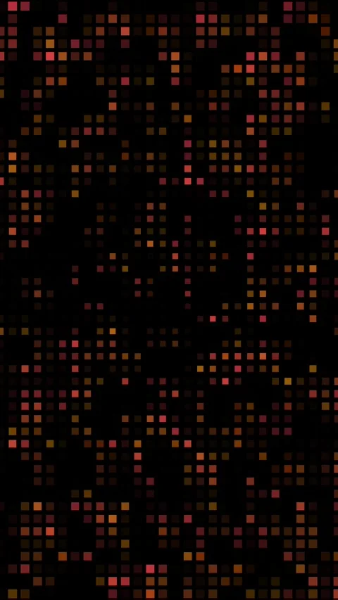 Vertical 9:16 Alert Blinking Square Grid 4K Loop Red Black Video stock 332879417