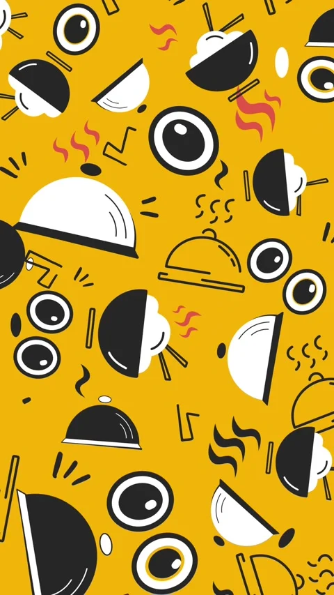 Vertical 9:16 animated food background. Stories ready. Video stock 340526782