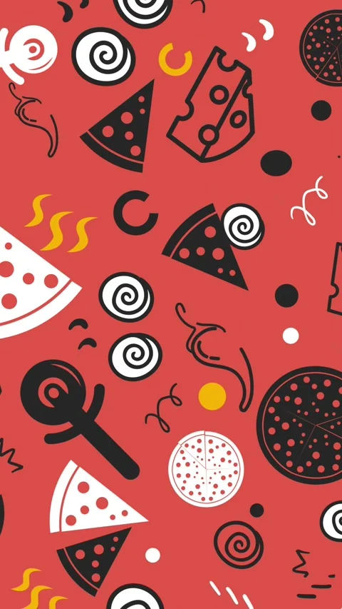 Vertical 9:16 animated food background. Stories ready. Vidéo 340526833